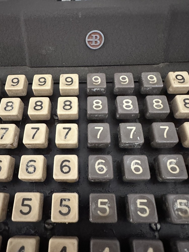 Vintage Burroughs Electric Adding Machine Series P