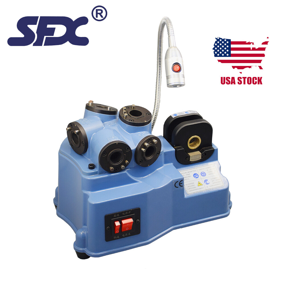 US Stock End Mill Sharpener 2-12mm Cutting Tools Grinder Multiple Flutes Cutter