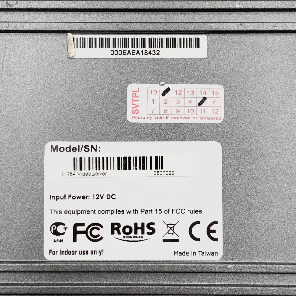 X-Vision IP H264 Video Server Used