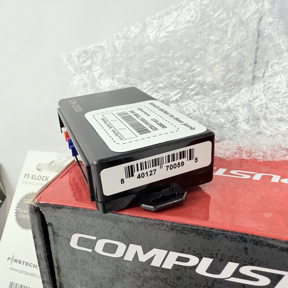 Compustar CS697-A All-in-One 1-Way Security System - Black - Brand New Open Box