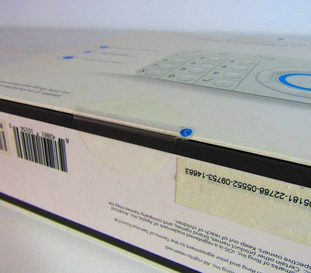 Ring Alarm 1st Generation White Additional Home Security Wireless Keypad NIB