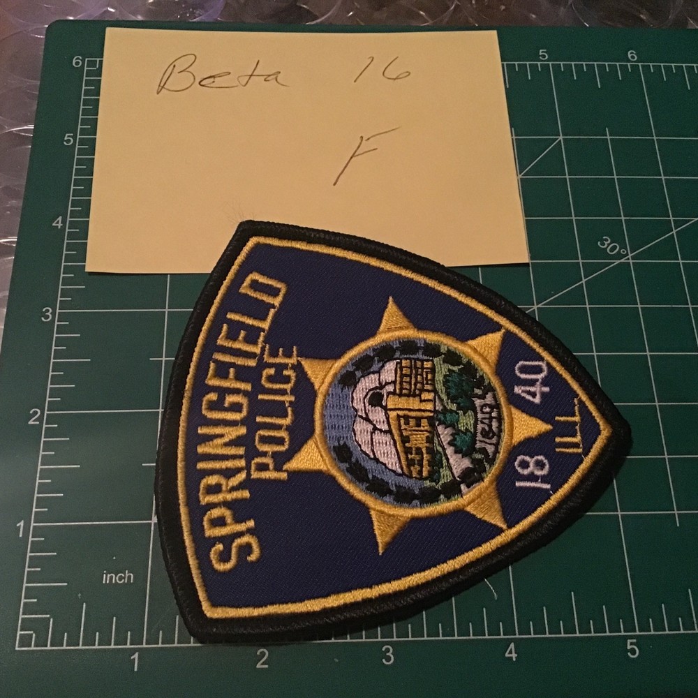 Springfield IL Police Patch