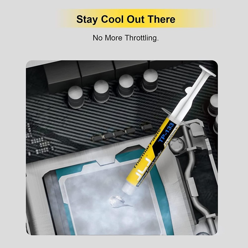 1.5g Thermal Paste for CPUs & Consoles - Long-Lasting Cooling Solution