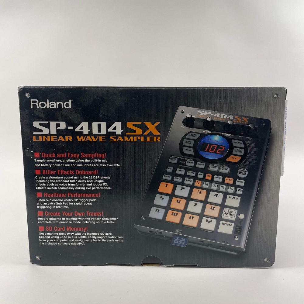 ROLAND SP-404SX Portable, Linear Wave Sampler and Effects Processor SP-404SX