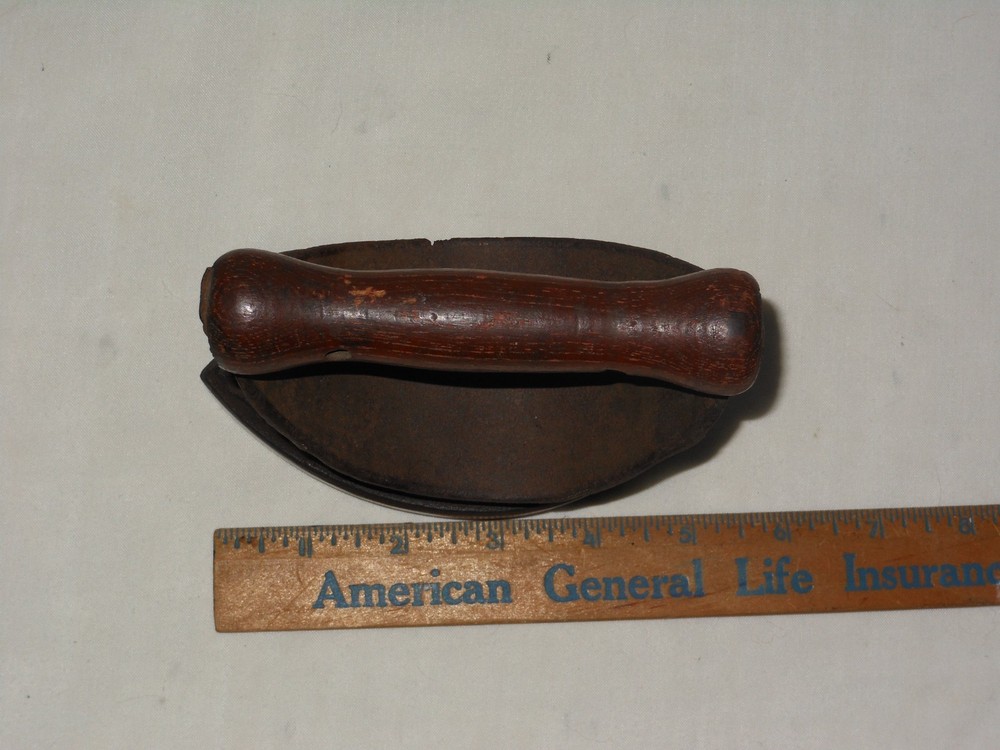 SAD Iron with Wood Handle