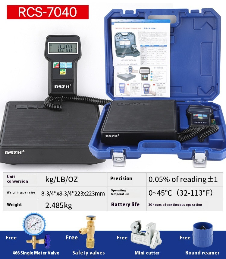 Automatic Programming Quantitative Filling High Precision Refrigerant Scale