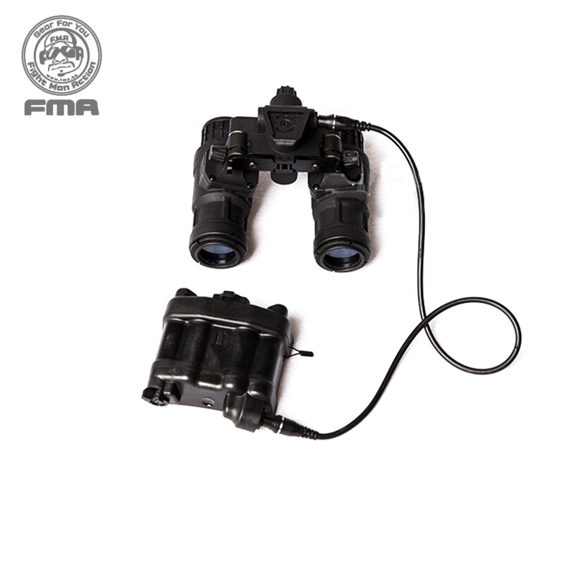 FMA Airsoft Binocular Helmet NVG PVS31 Dummy w/ Light Function Version B Army