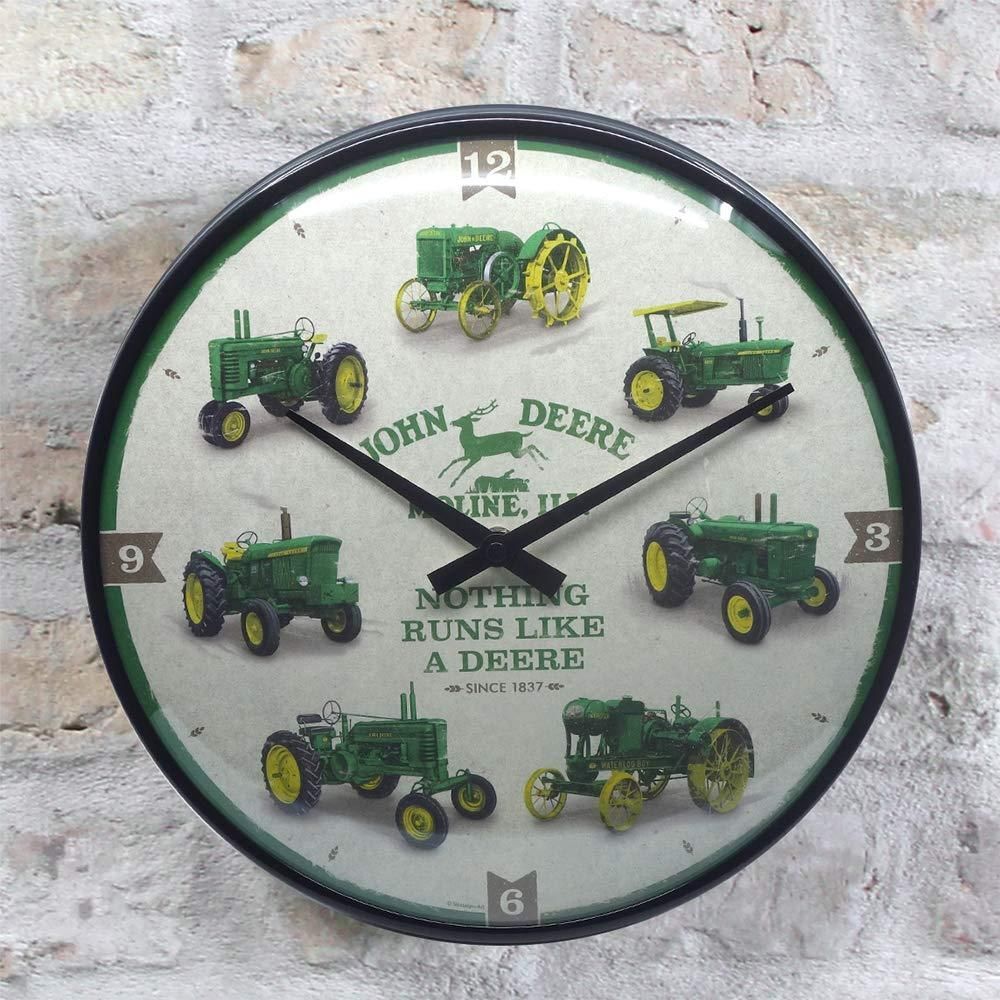 Nostalgic-Art - Retro Wall Kitchen Clock Ø 12" Analog Battery - John Deere #2