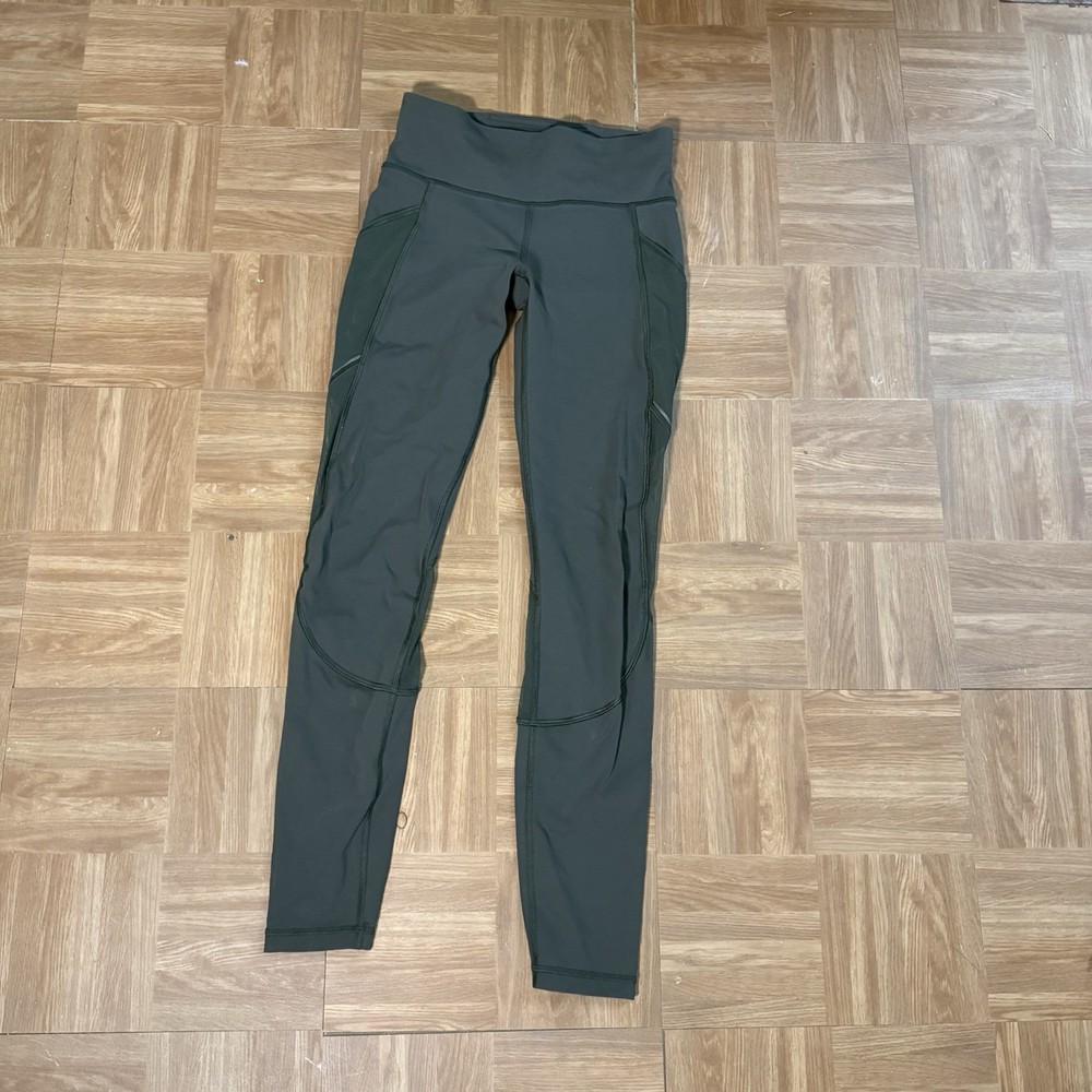 Lululemon Miles Ahead Tight Dark Olive size 4