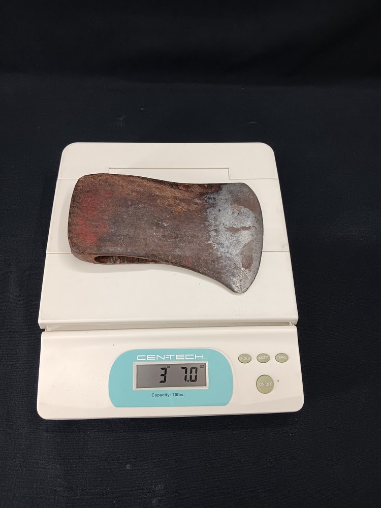 Vintage Unmarked True Temper Single Bit Axe Head 3lb 7oz