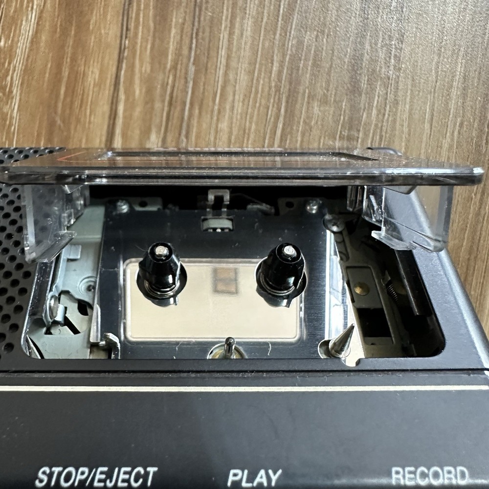 Vintage Thomson Portable Microcassette Recorder Model DK-5370B with Mic