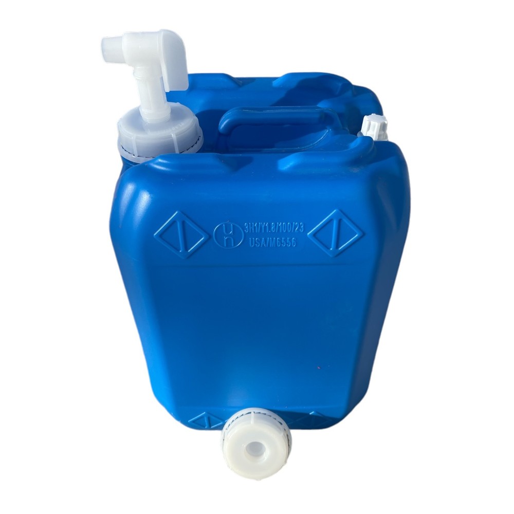 5 Gallon Plastic Headpack with Cap & Faucet-Stackable-Home Brewing-Water Storage