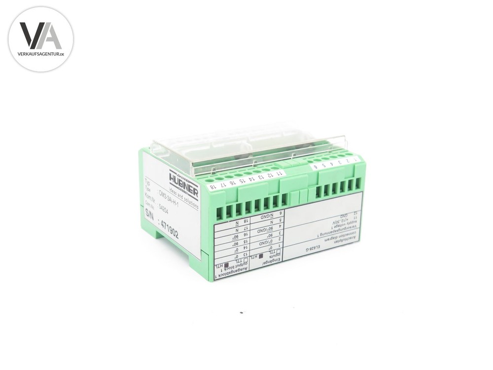 Hübner pulse distributor encoder pulse distribution OM33AiH1, OM 3-3Ai-H-1 / 54204