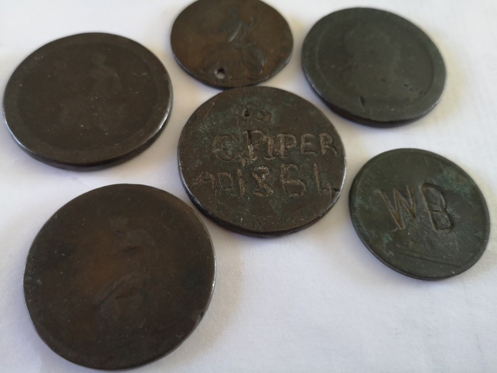 Great Britian Old Penny and Half Penny Bundle