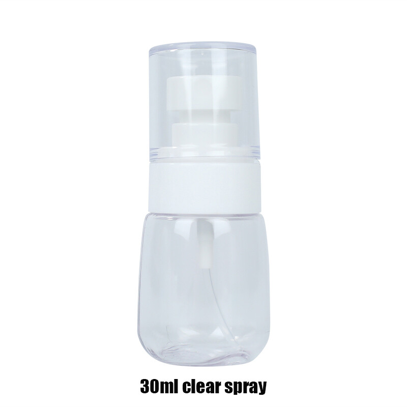 30ml Spray Bottle Small Cosmetic Container Clear Plastic Perfume Sub-bottling