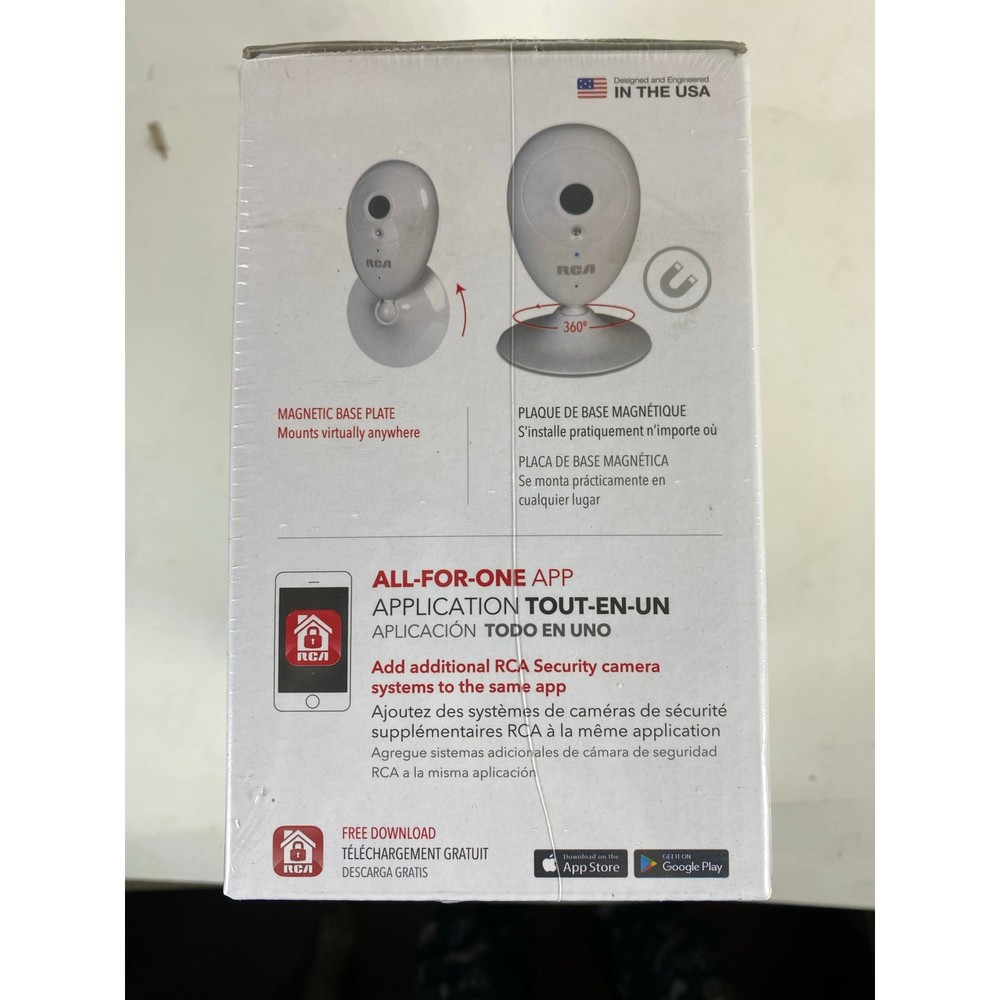 RCA Indoor Security Camera 2 Pack Model HSWIFIX1A2PK