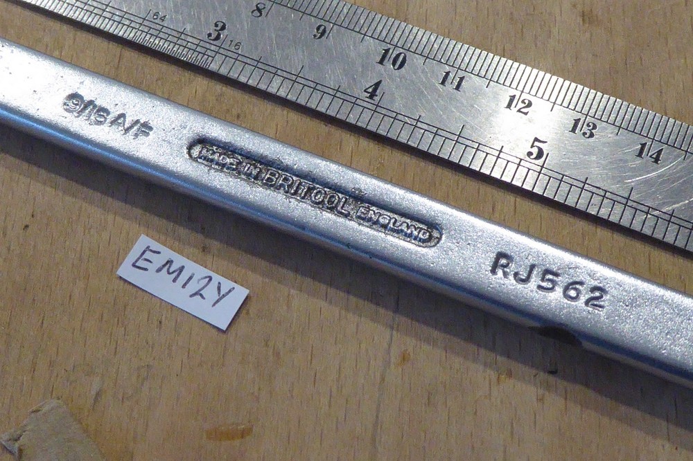 BRITOOL RJ562 Combination spanner 9/16" AF made in England