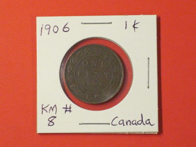 1906 Large Cent - Canada - KM# 8 Very nice