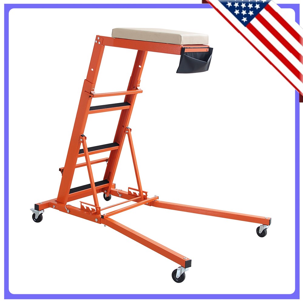 Automotive Engine Creeper Thick Padded Deck Foldable Creeper 400 lbs Capacity