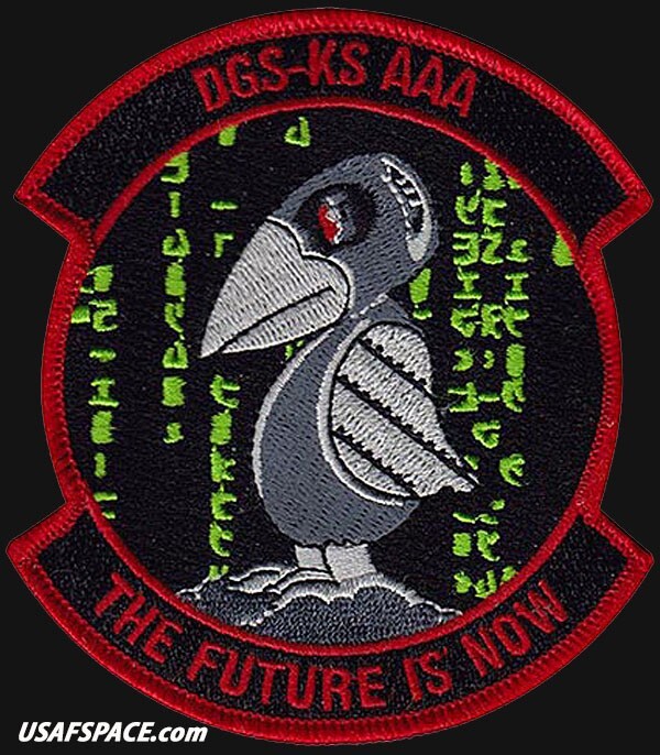 USAF 161ST INTELLIGENCE SQ -DISTRIBUTED GROUND SYSTEM-KANSAS ANG- ORIGINAL PATCH