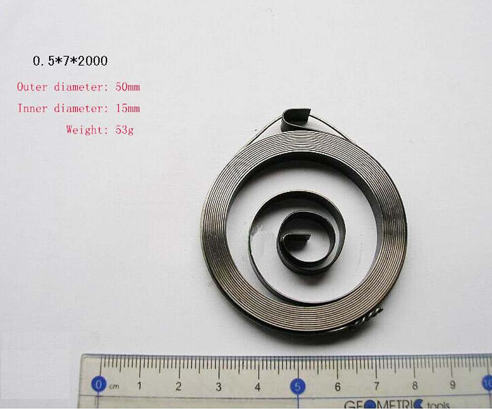 Milling Machine Part Spring Bench Swirl Spring For Drilling Milling Grinder Tool
