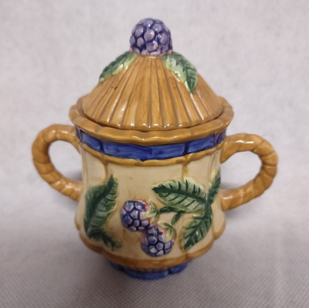 Fitz And Floyd French Orchard Sugar Bowl