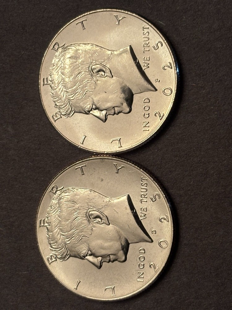 2025 P & D Kennedy Half Dollar uncirculated.