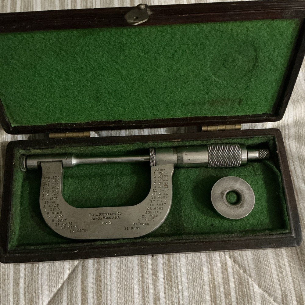 This Is A VTG L.S. Starrett Co. No. 2 Micrometer