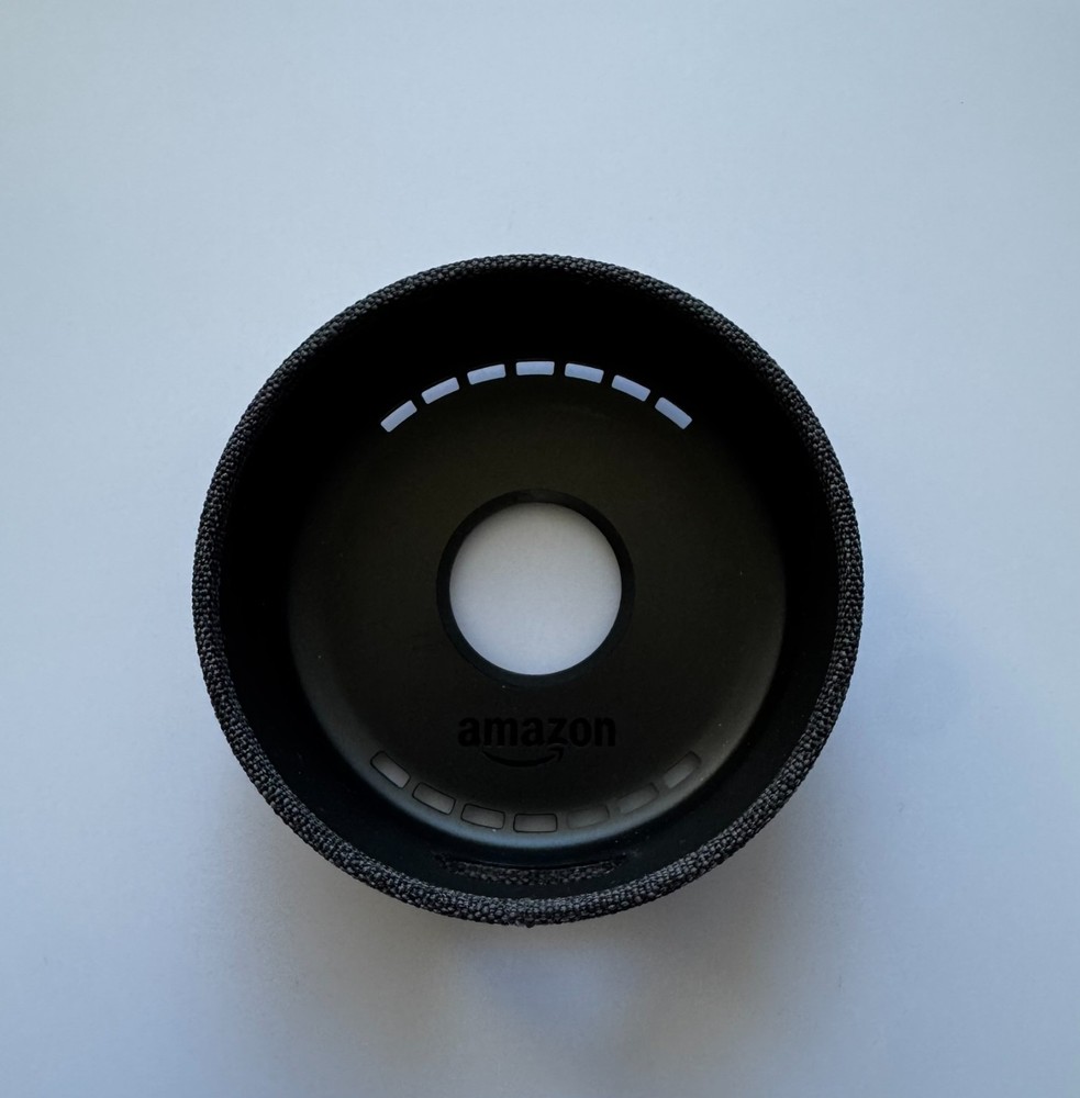 Amazon Echo Dot 2nd Gen Smart Speaker + Power Cord + Charcoal Fabric Case TESTED