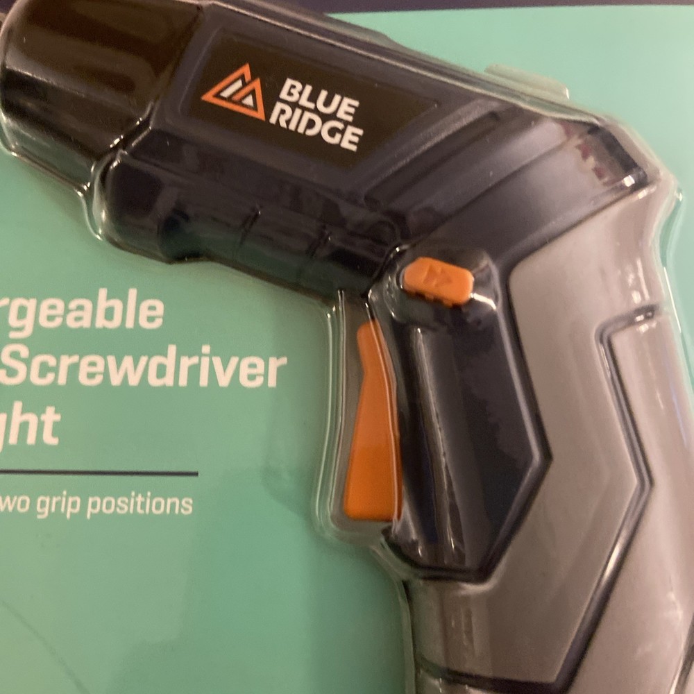 Blue Ridge 4V 2 in 1 Rechargeable Screwdriver w/ Flashlight (BR2004U)