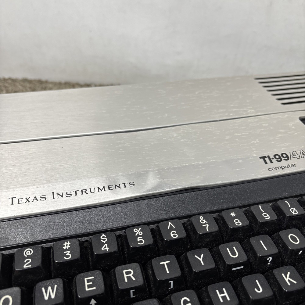 Vintage Texas Instruments TI-99/4A Home Computer & Power Games Bundle Tested