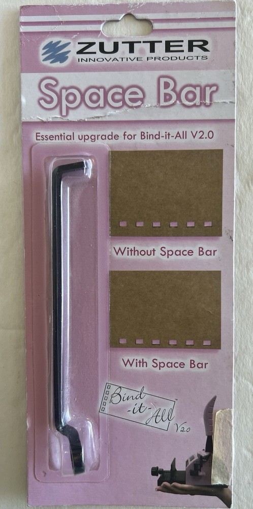 Zutter Bind It All V2.0 #2811 White With Space Bar & 12” Wire Pack