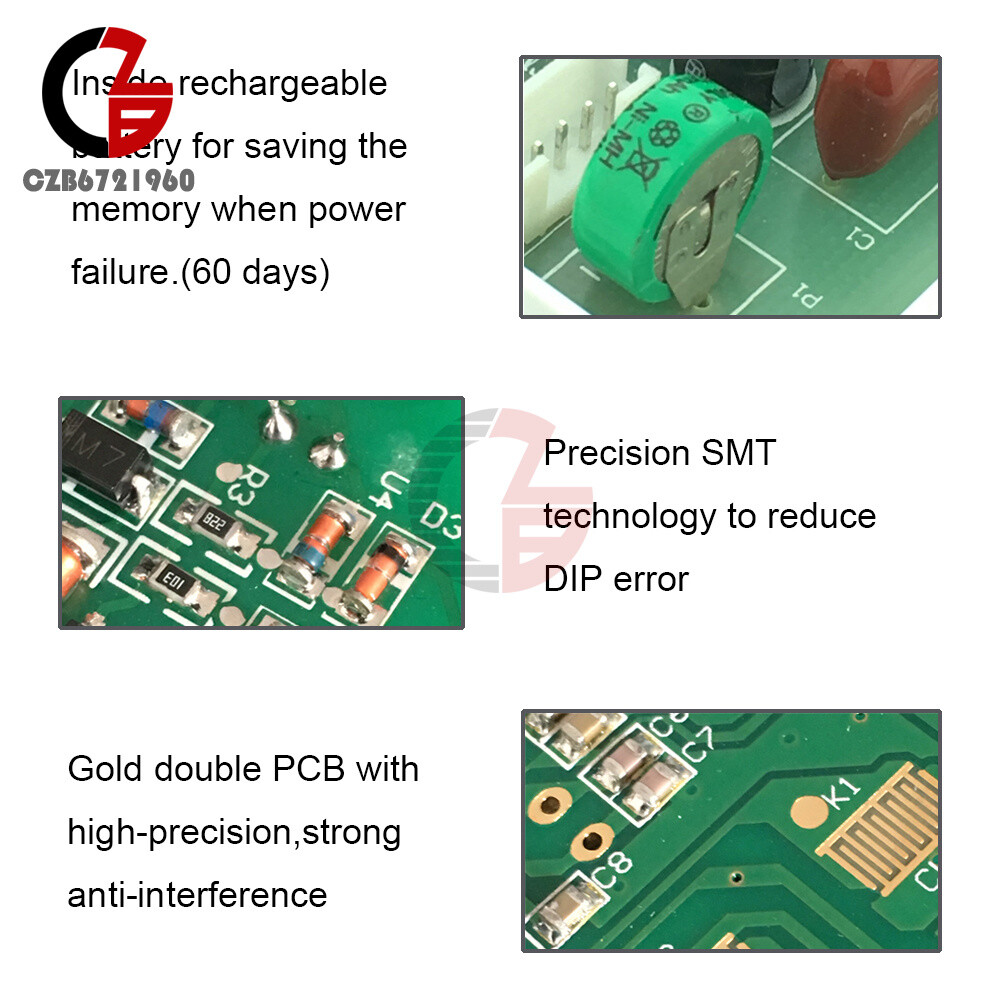 DC 12V 24V AC 110V CN101S Timer Switch Controller Automatic Cycle Timing Switch