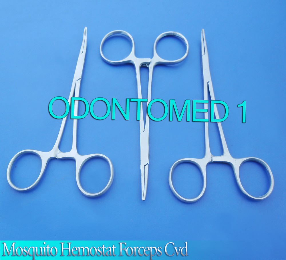 12 MOSQUITO LOCKING HEMOSTAT FORCEPS 3.5" CVD