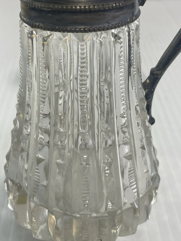 Antique ABP Syrup/Creamer Pitcher w/Silver