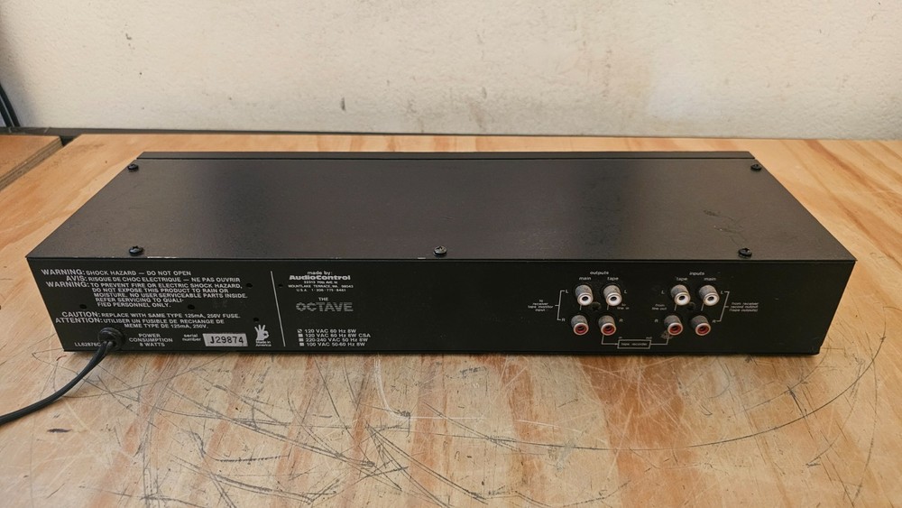 audio control the octave equalizer part repair or restoration