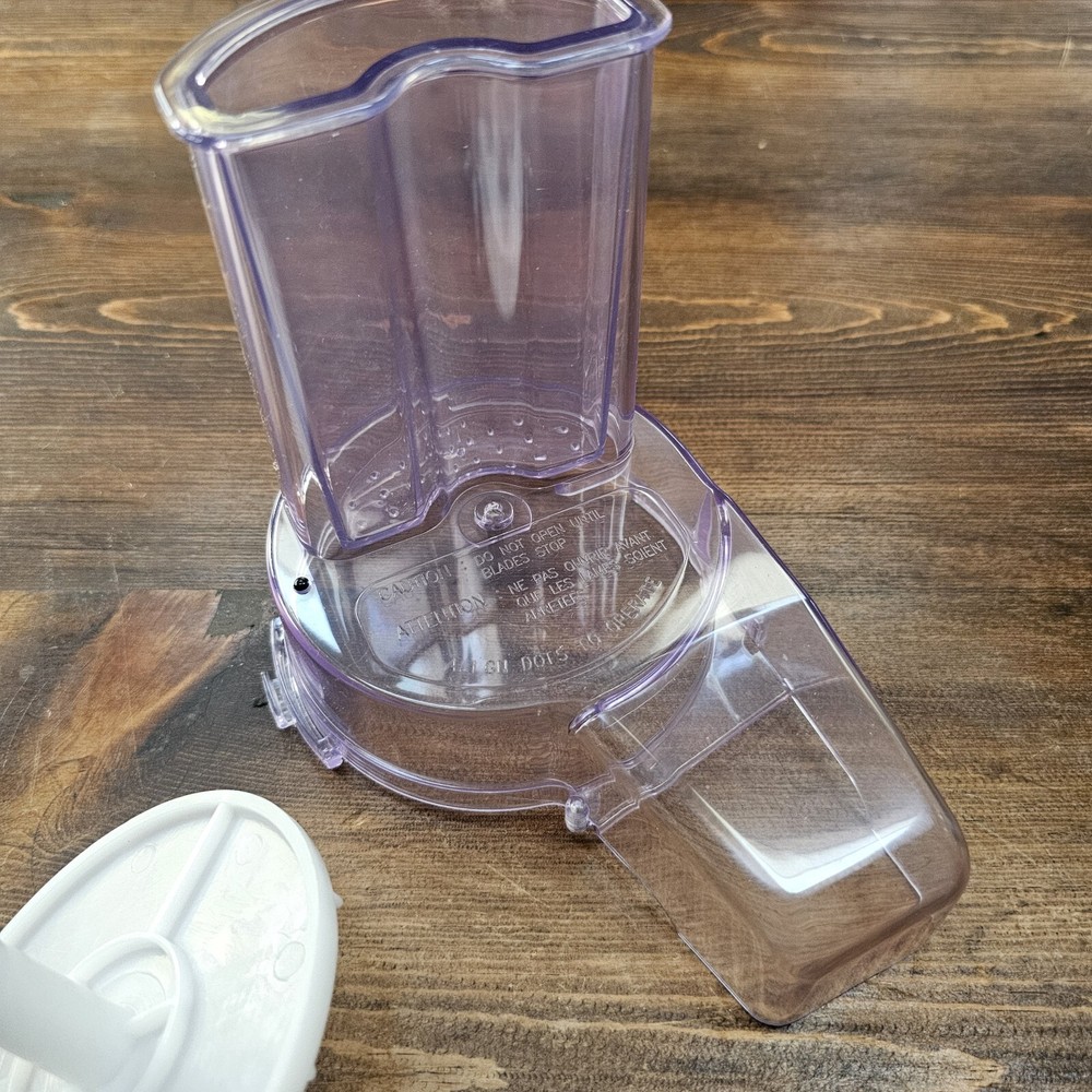 MAGIC CHEF MINI FOOD PROCESSOR  Replacement Slicing Disc Chute Pusher Disc Hold