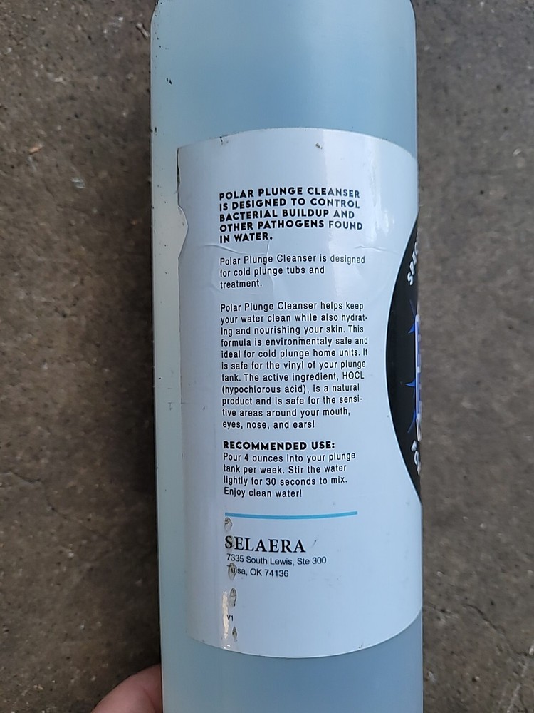 Cold Plunge Cleanser - Ice Bath Water Clarifier 32 Oz