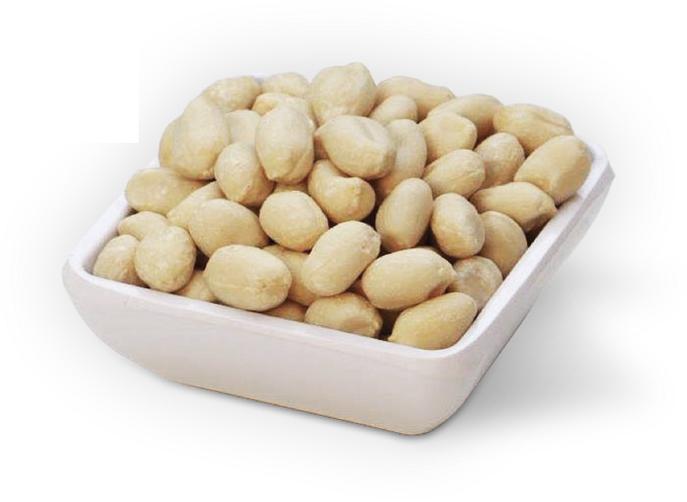 2 LB Bag Raw Peanuts Blanched Unsalted Unroasted,JUMBO Size