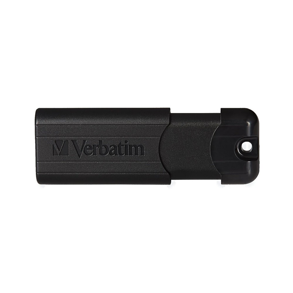 Pinstripe Usb Flash Drive, 16 Gb, Black