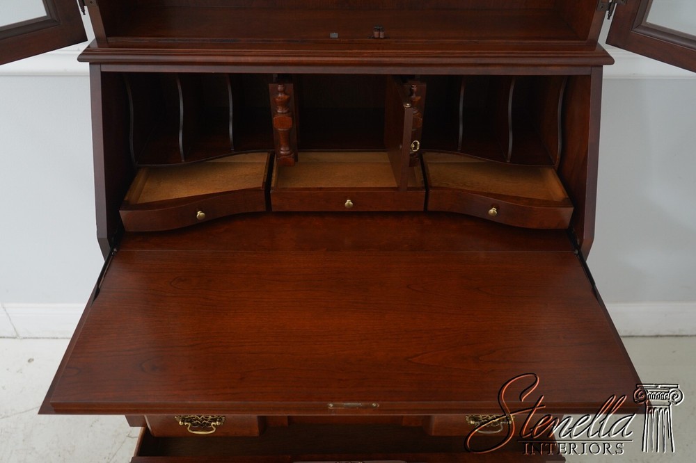 64185EC: JASPER Chippendale Style Cherry Secretary Desk