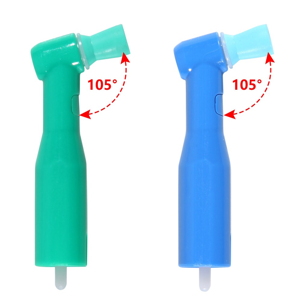 100pcs Dental Disposable Prophy Angles Latex Free Right Angle 105° angle