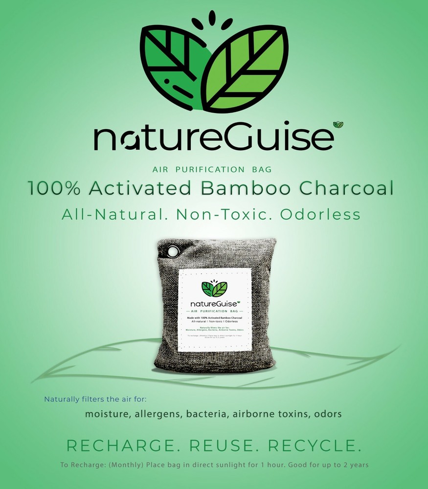 Naturally Activated Bamboo Charcoal Odor Neutralizer