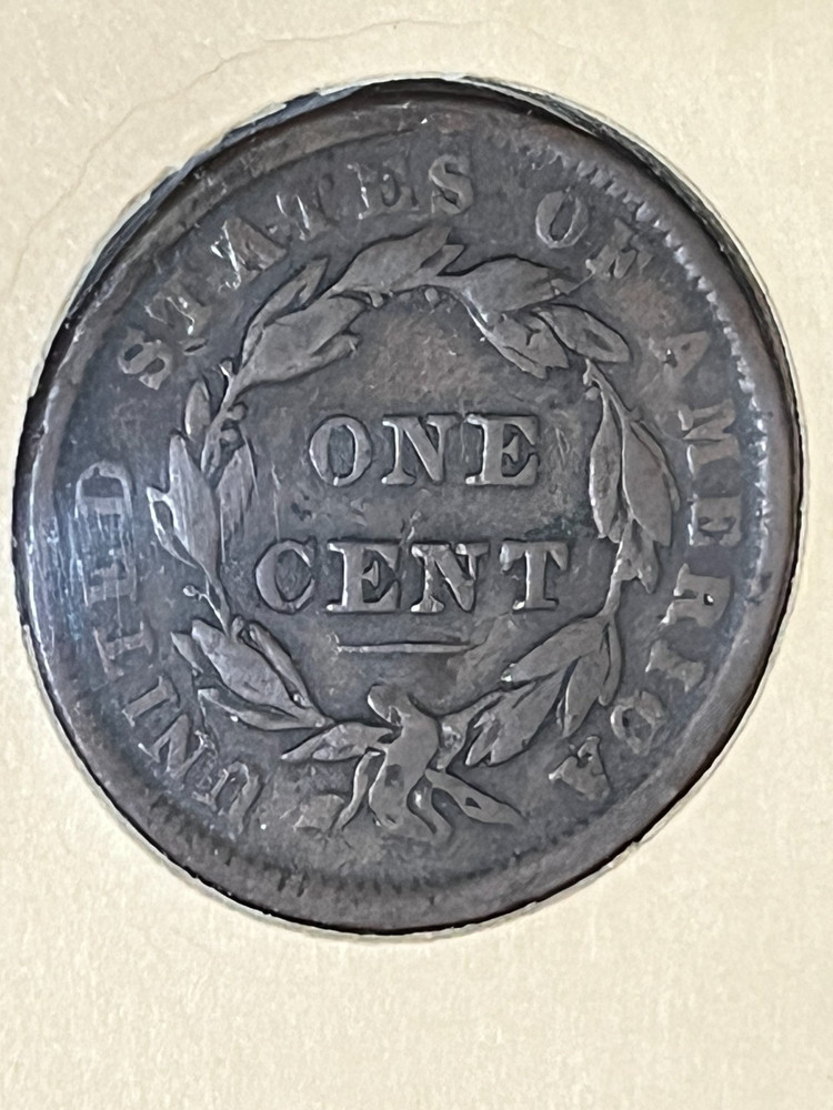 1839 Large Cent - Head of 38