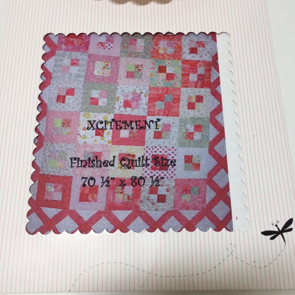 Xcitement Quilt Pattern 70.5" x 80.5" Ta Dah