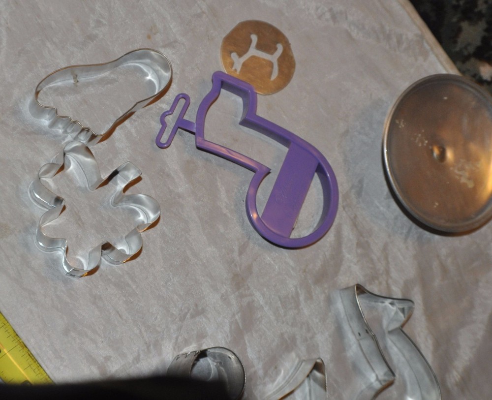 Vintage Tupperware Plastic Holiday Cookie Cutter Lot