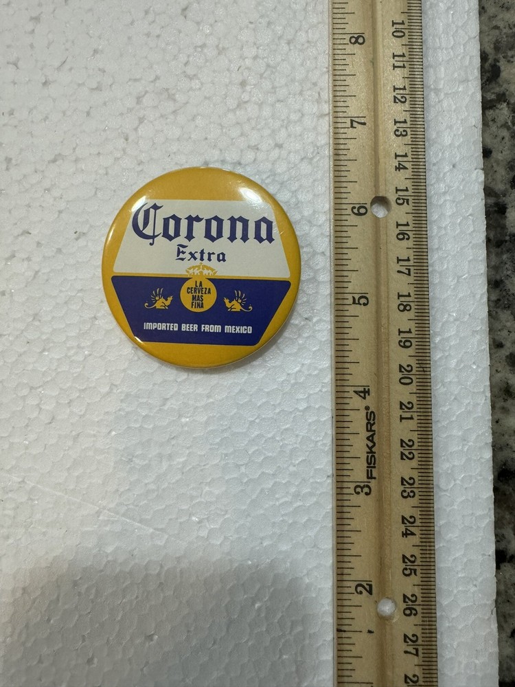 Vintage Corona Extra Button