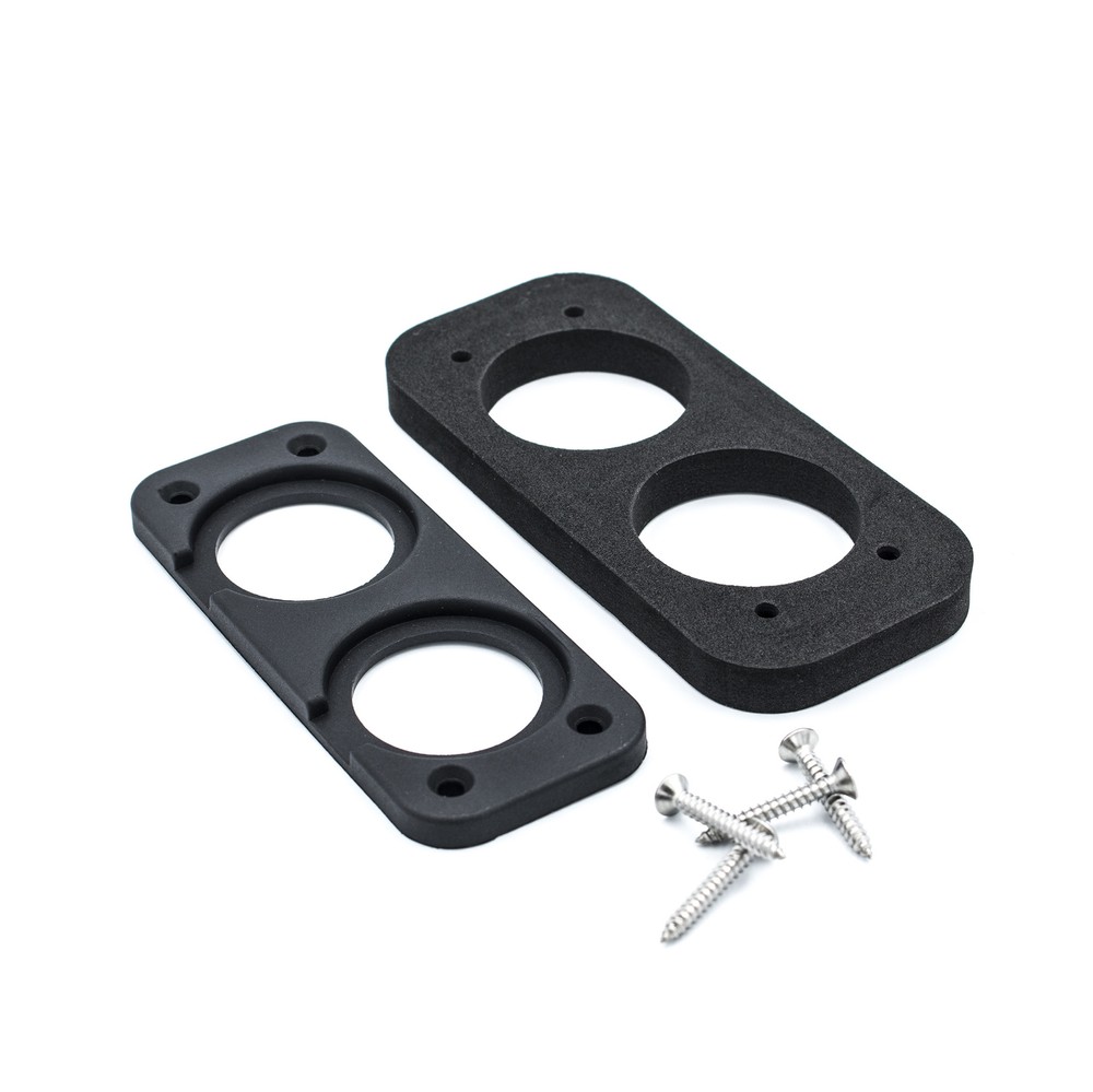 FPV Power Double Hole Dash Mount 10mm Gasket, 10313