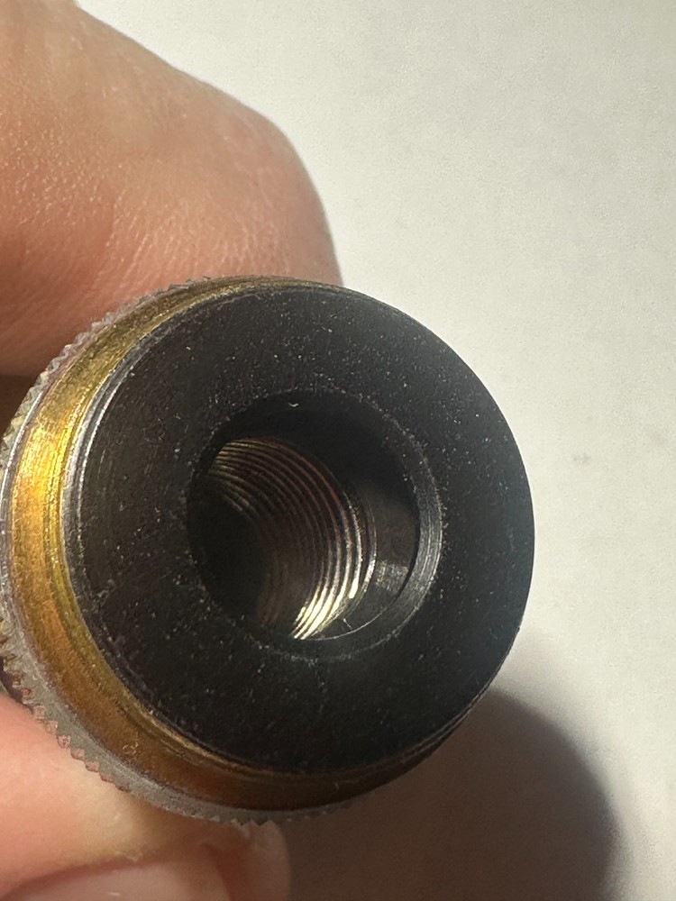 40/0.65 N.A. 160/0.17 Microscope Objective Bottom Green Stripe, Used