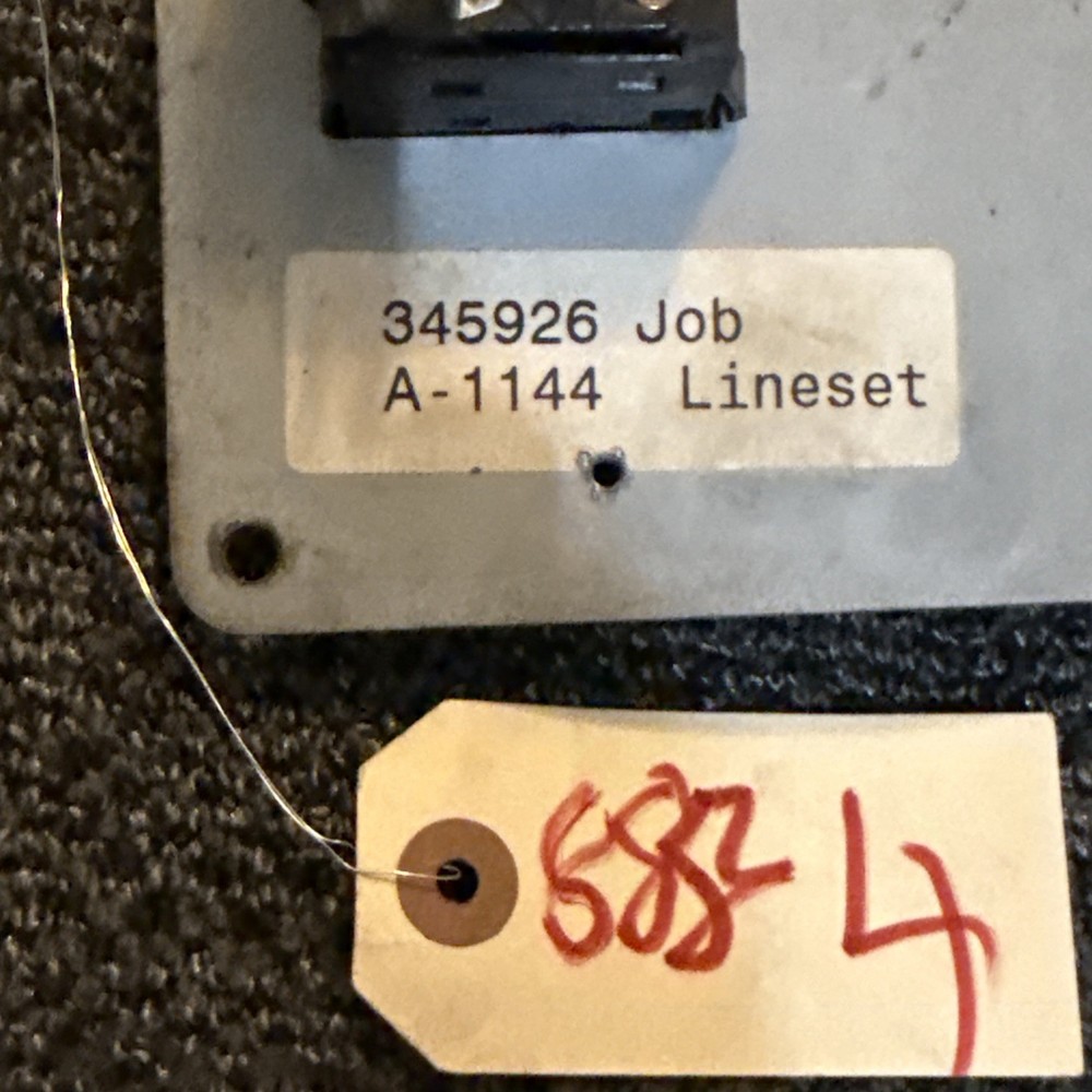 International 9400 SWITCH Dash Panel - P/N: 345926, A-1144